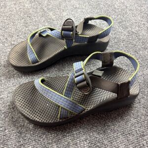 CHACO Women’s Z/1 Classic blue/yellow green sandals size: 8
